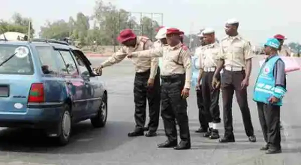 SICK!! See How Road Safety Officials Caused A Fatal Accident In Enugu, 1 Person Dies (Full Story)
